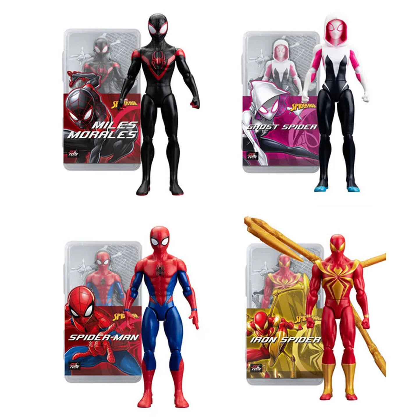 Avengers Set – Sammelfiguren Iron Man Thor Hulk Spider-Man 18cm