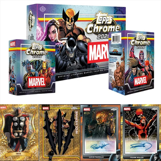 Topps Chrome Marvel Comics 2026 Sammelkarten – Offizielles Wolverine Venom Boxset