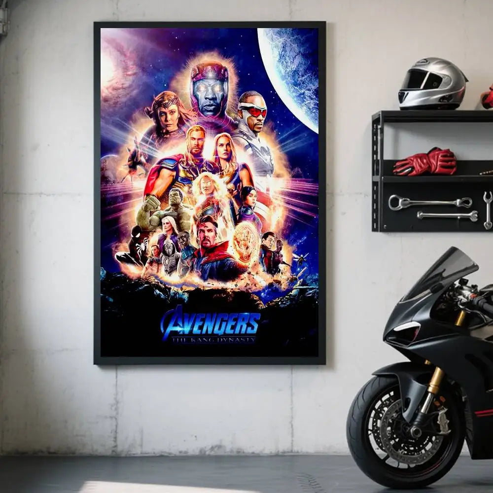 Avengers Doomsday Poster – Kosmisches Galaxie-Design