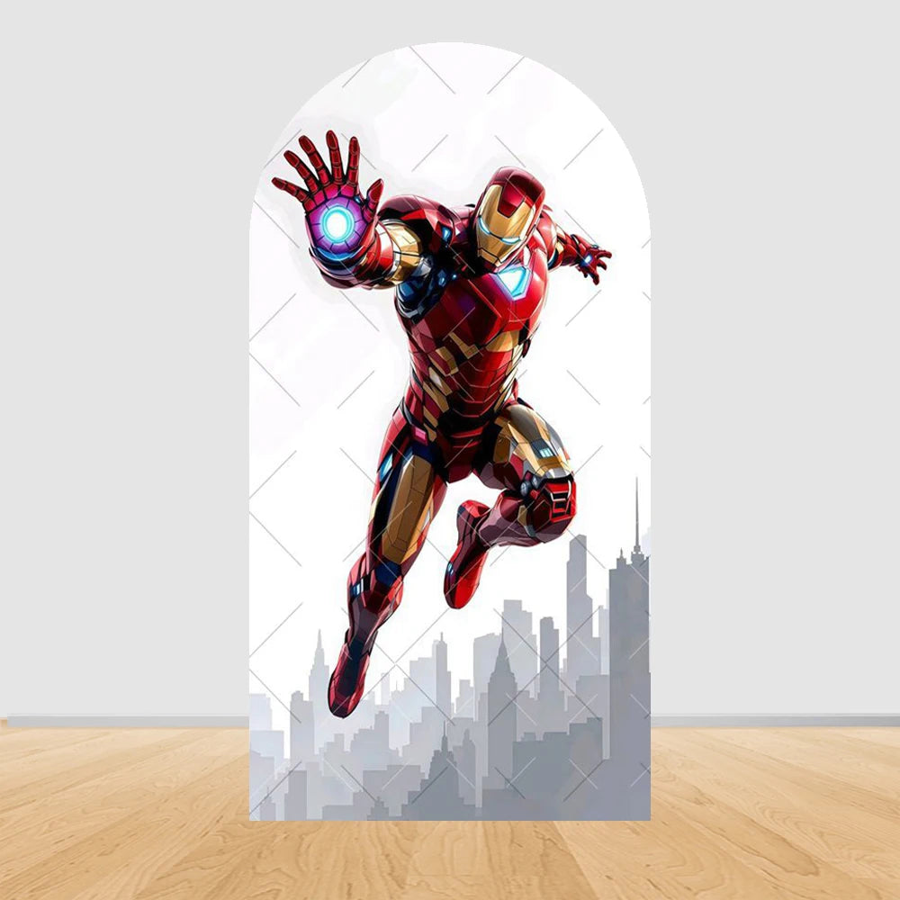 Hintergrund Partybogen Avengers Iron Man - Flug Handfläche Gestreckt