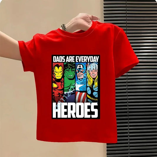 Kinder T-Shirt Avengers - Design Iron Man Rot Heroes